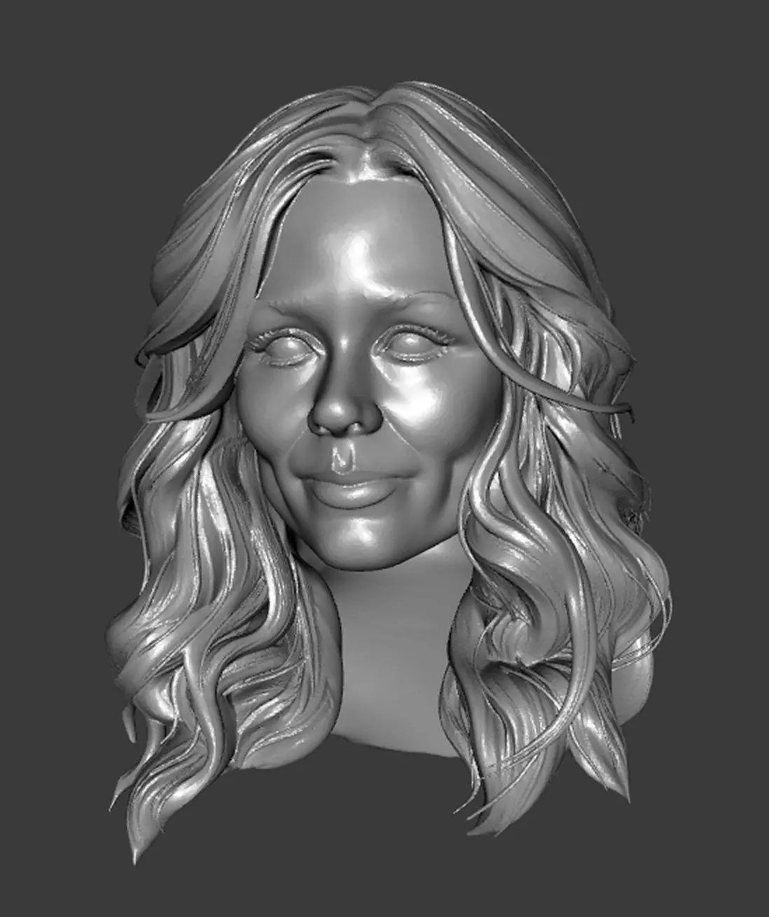 DC SUPERGIRL SMALLVILE LAURA VANDERVOORT HEADSCULPT 3D print model