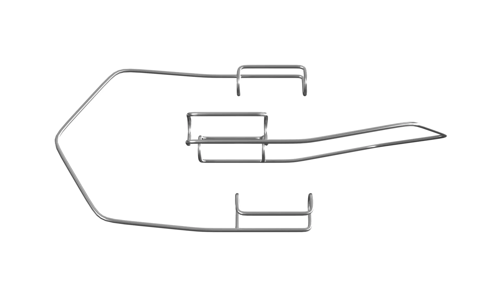 Barraquer Wire Speculum PBR Low-poly 3D model