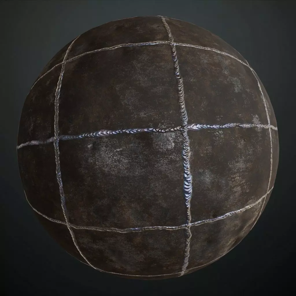Rusty Variable Industrial Metal Plate PBR Seamless Texture