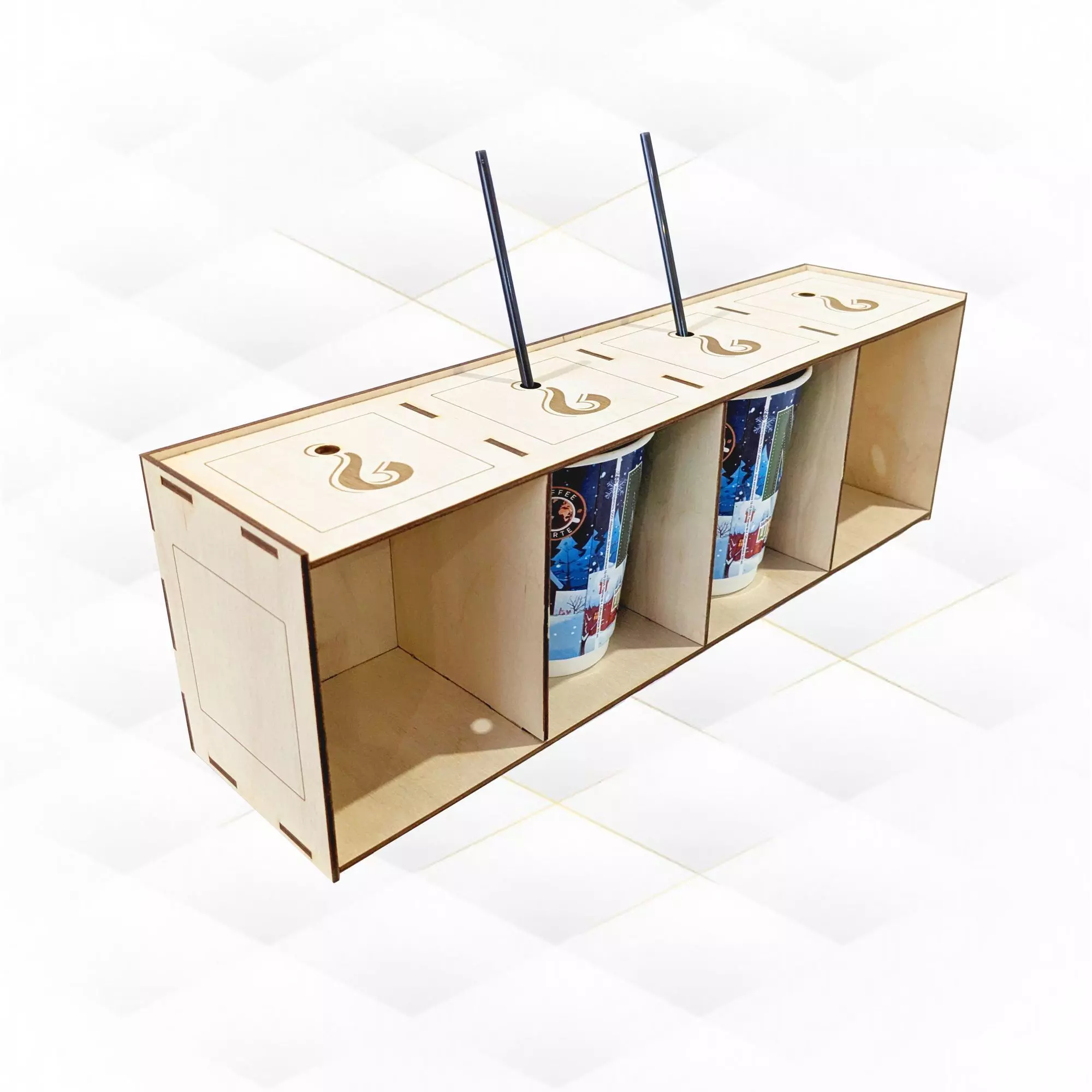 Party Game Best Drink Taster Laser Cut Template 3D print model