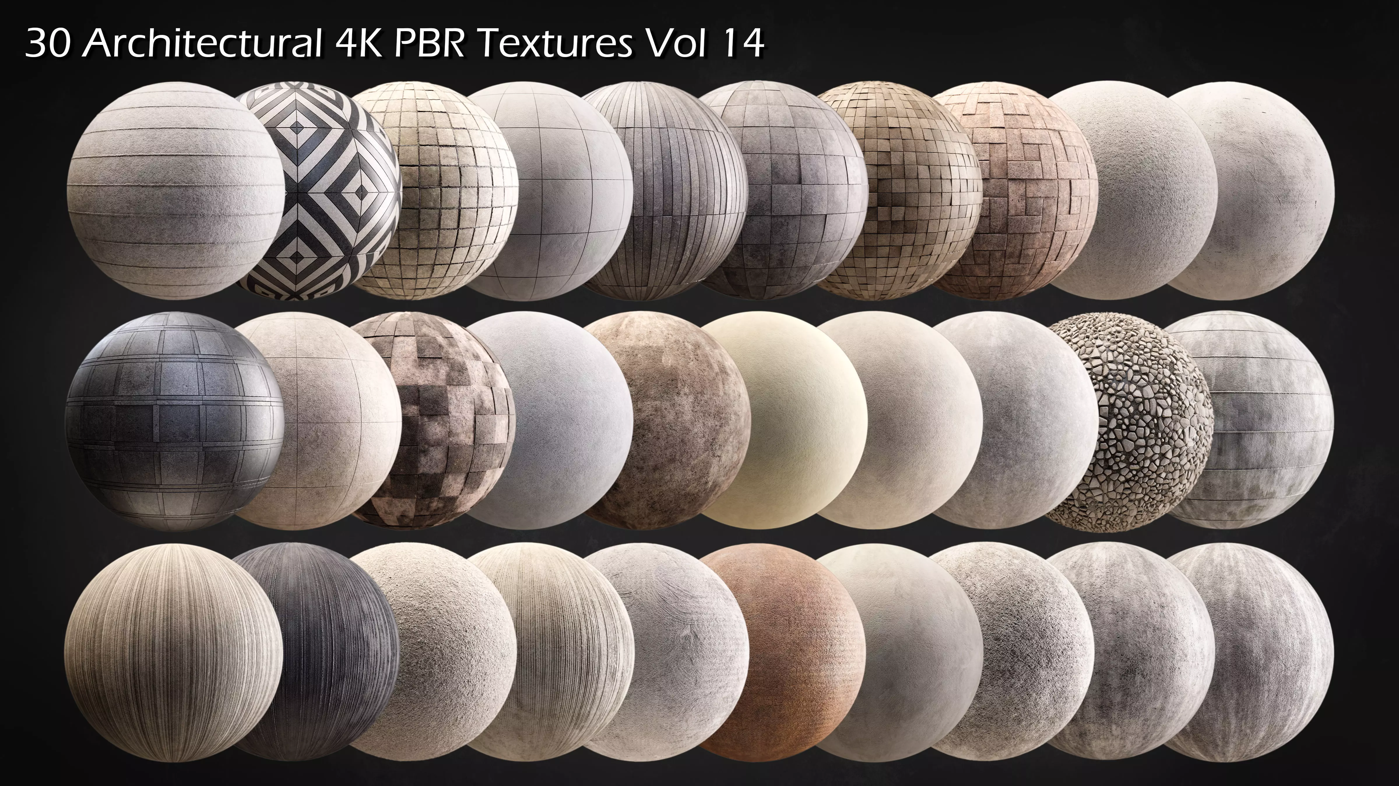 30 Architectural PBR Textures Vol 14 Texture
