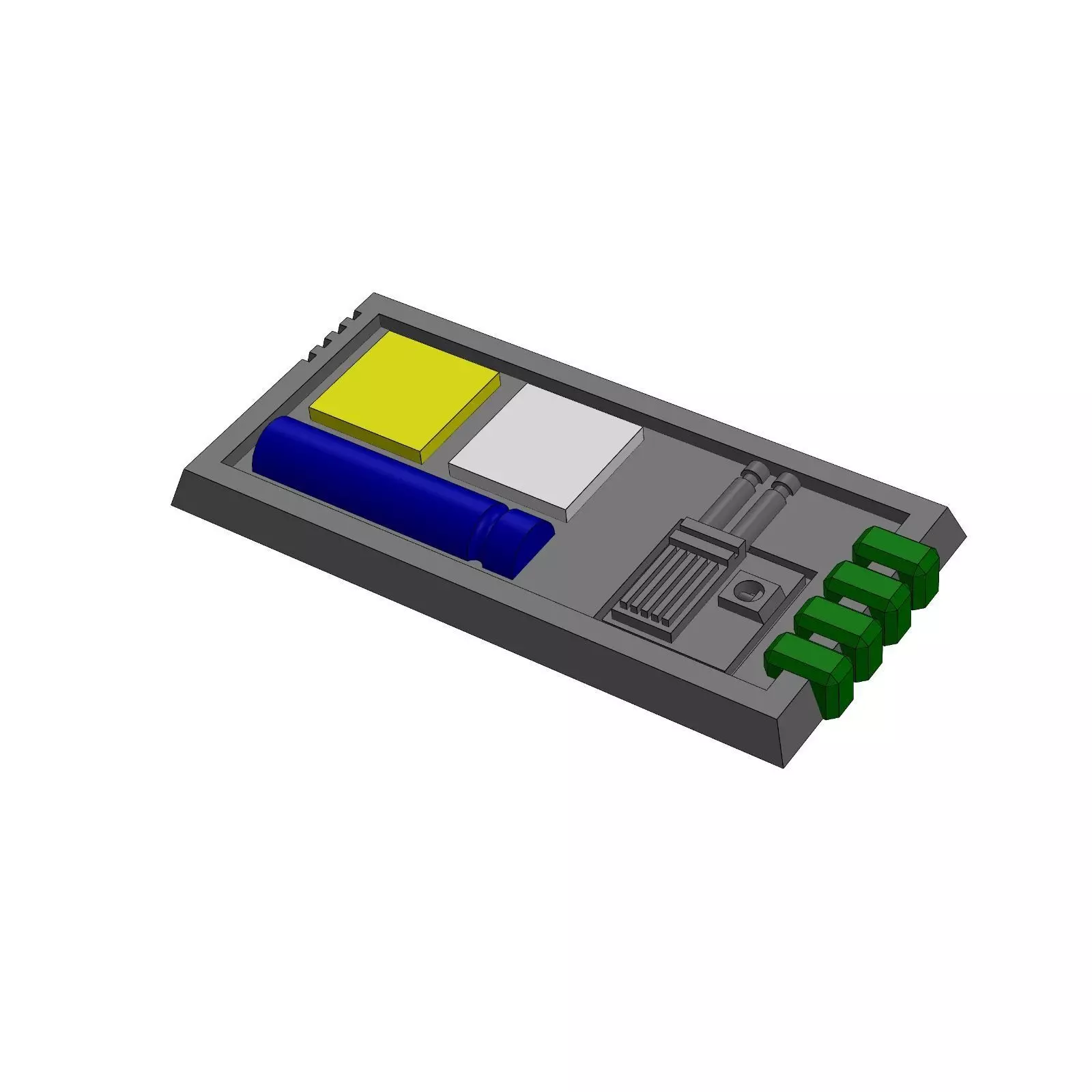 Star Wars Inspired Small Communication Badge B for Cosplayers 3D print model