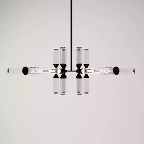 Gabriel Scott Kaleidoscope 12 Geometric Glass Chandelier Model