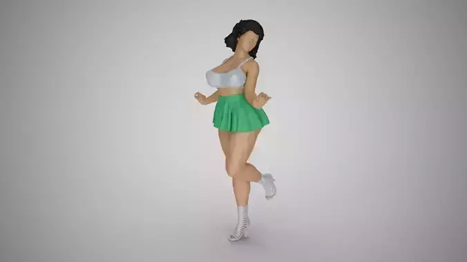 Woman Dancing in The Wind