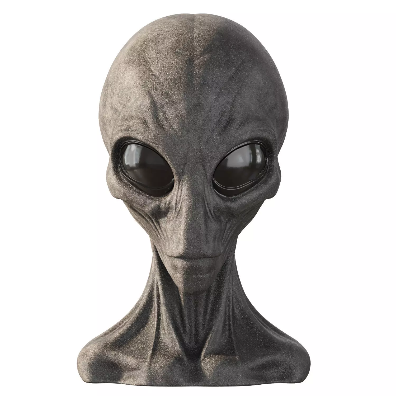 Bust of an alien 3D model