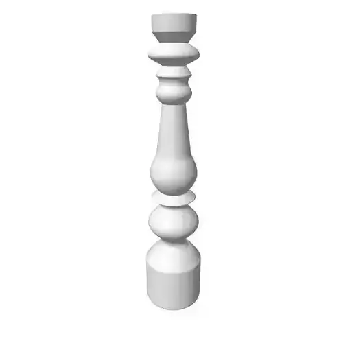 Baluster candlestick