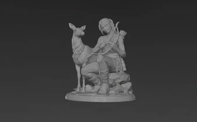 Artemis - Greek Goddess 3d print model