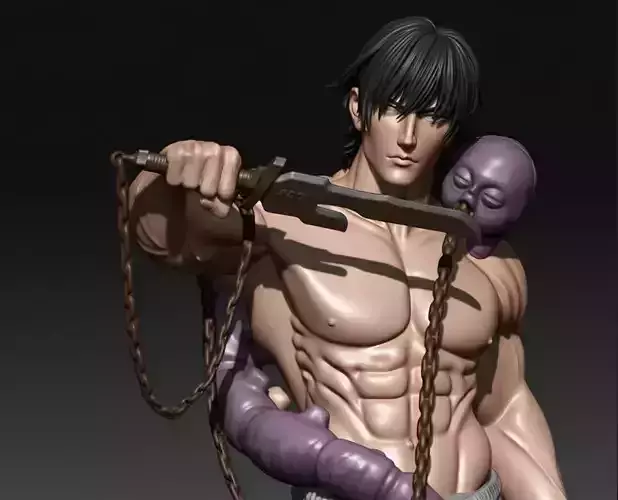 Toji Fushiguro - Jujutsu Kaisen - STL ready for 3D Printing