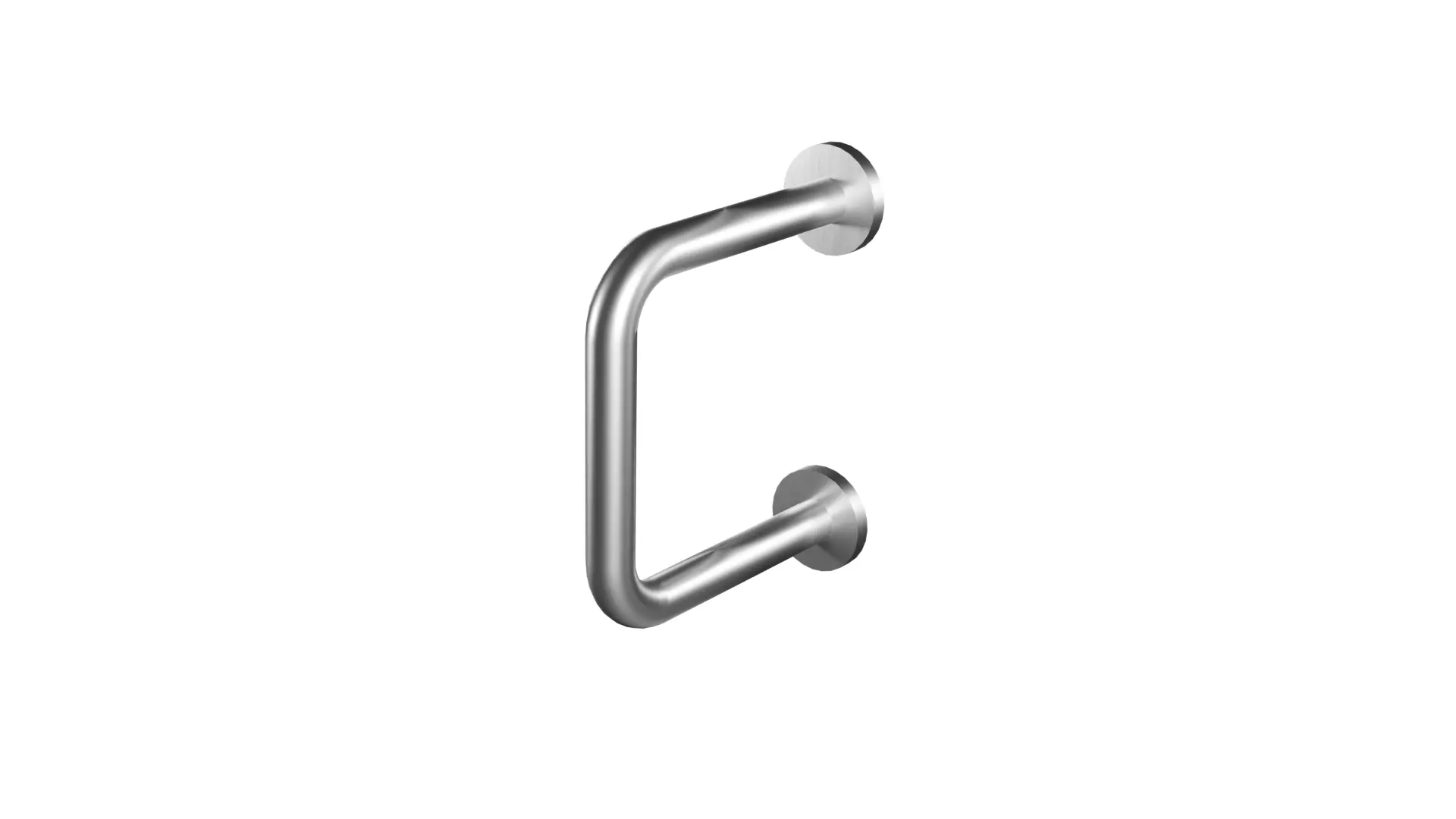 U-Shaped Grab Bar - 25 X 24 cm Low-poly 3D model