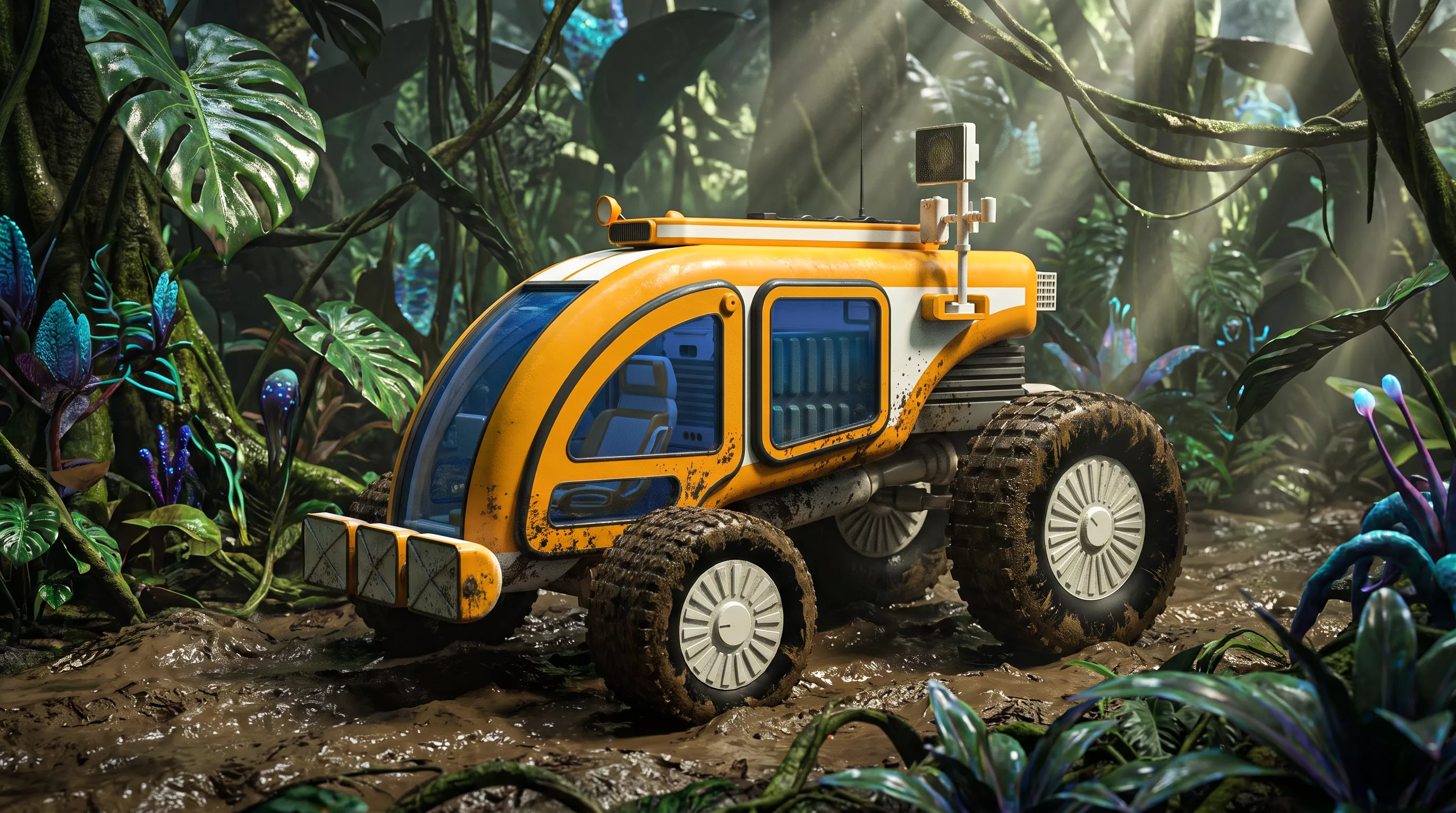 Reconnaissance vehicle 3D print model