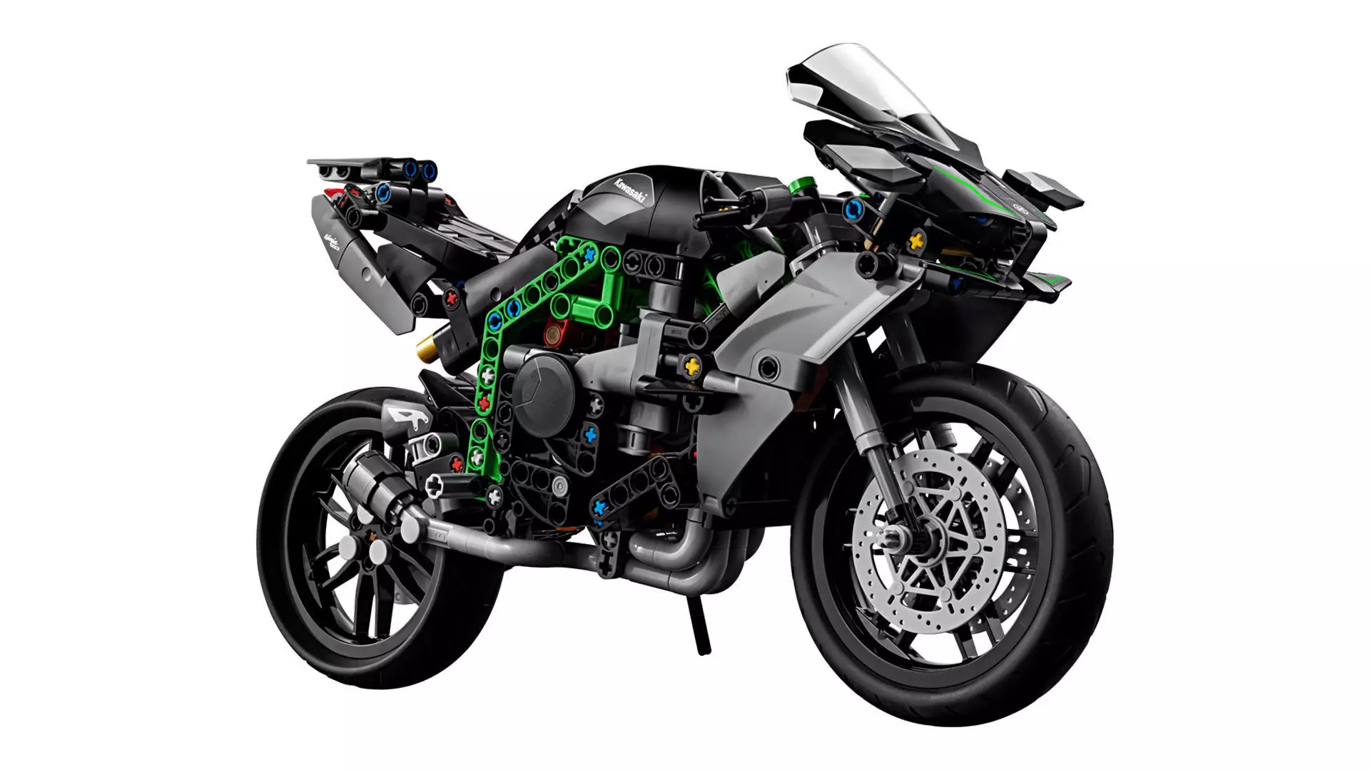 TwindBricks3D - 42170 Kawasaki Ninja H2R Motorcycle 3D print model