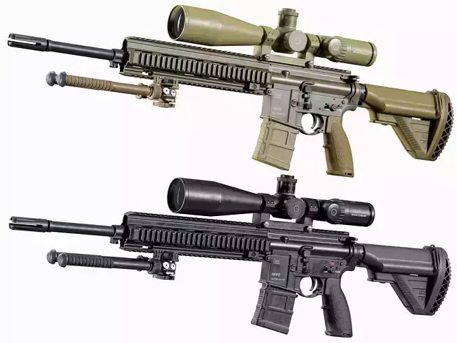 AR 15 Modular Sniper rifle HK416