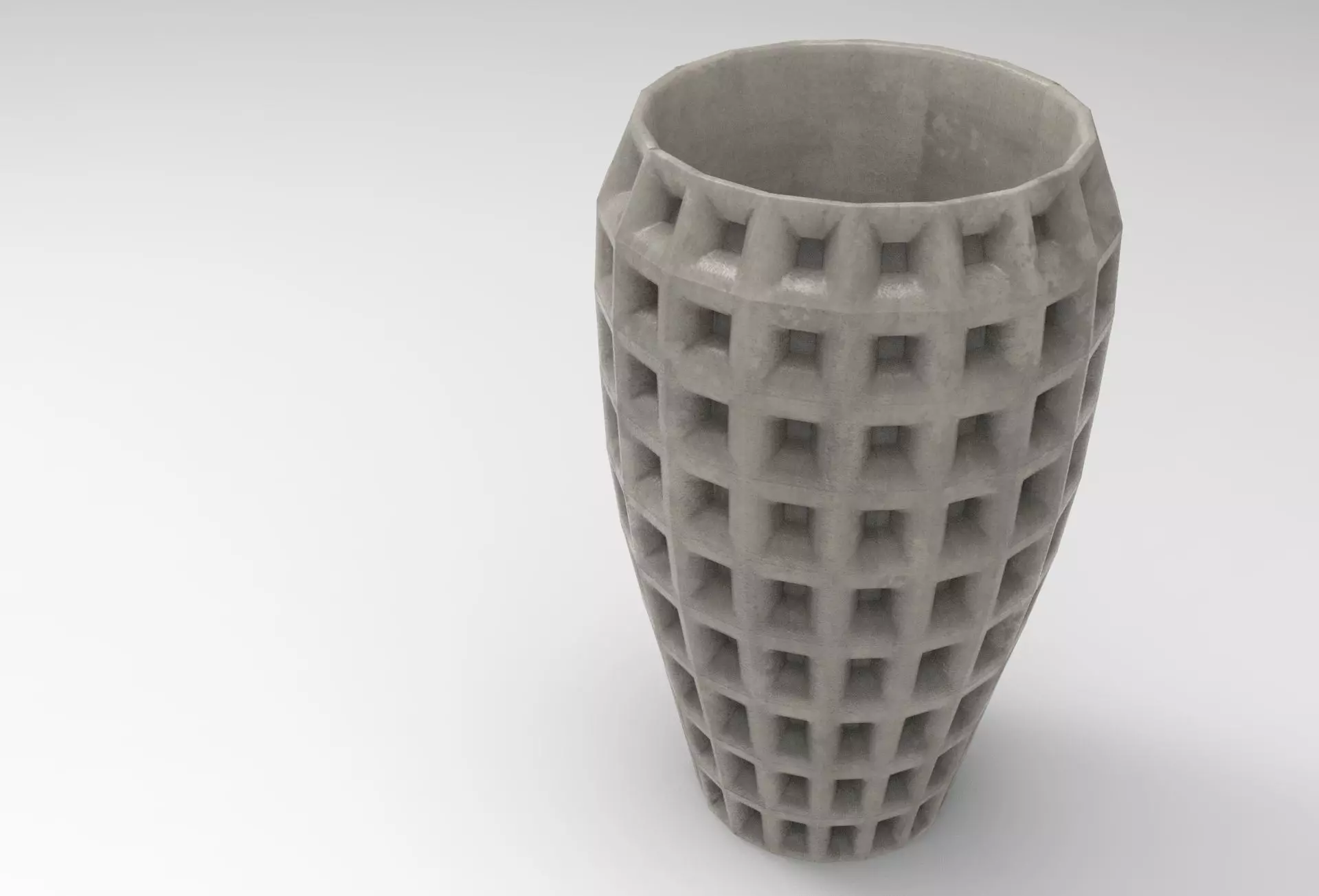 Arble Vase Low-poly 3D model