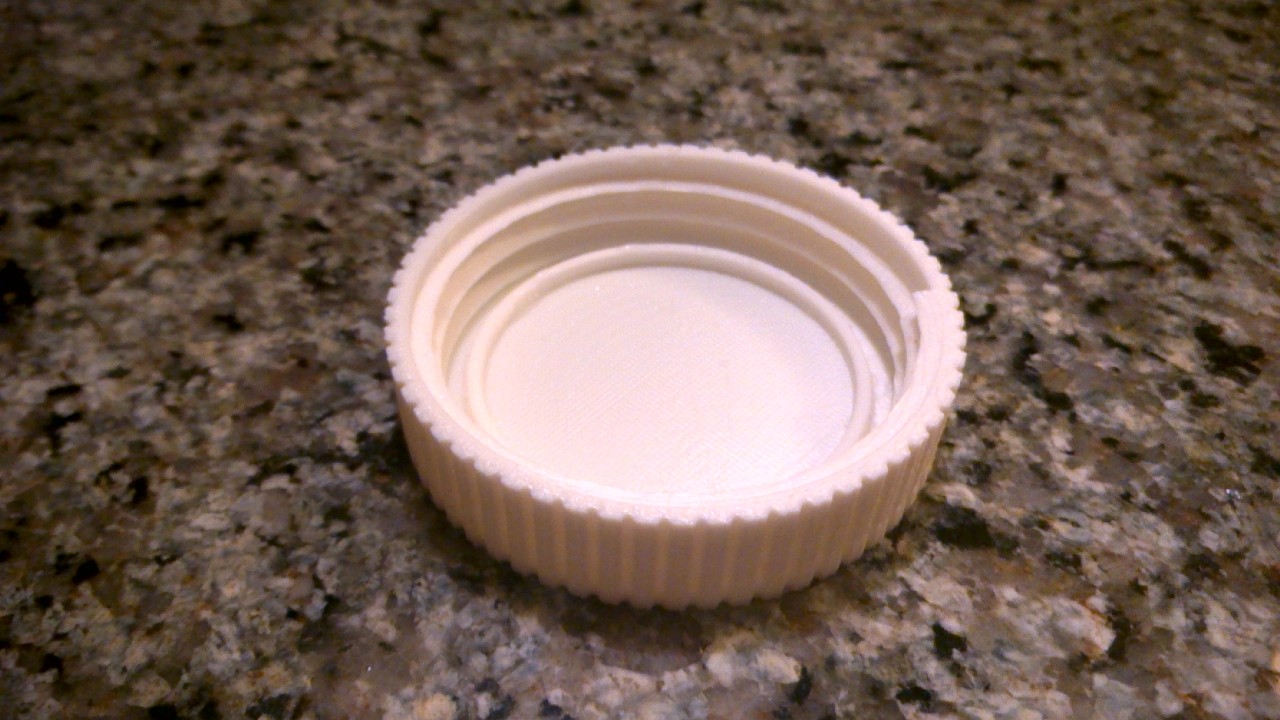 Replacement Nalgene Water Bottle Lid 3D Model 3D printable STL