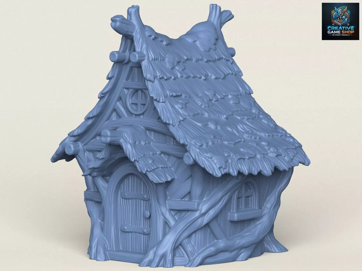 Old Hut Print Ready 3D Model 3D print model