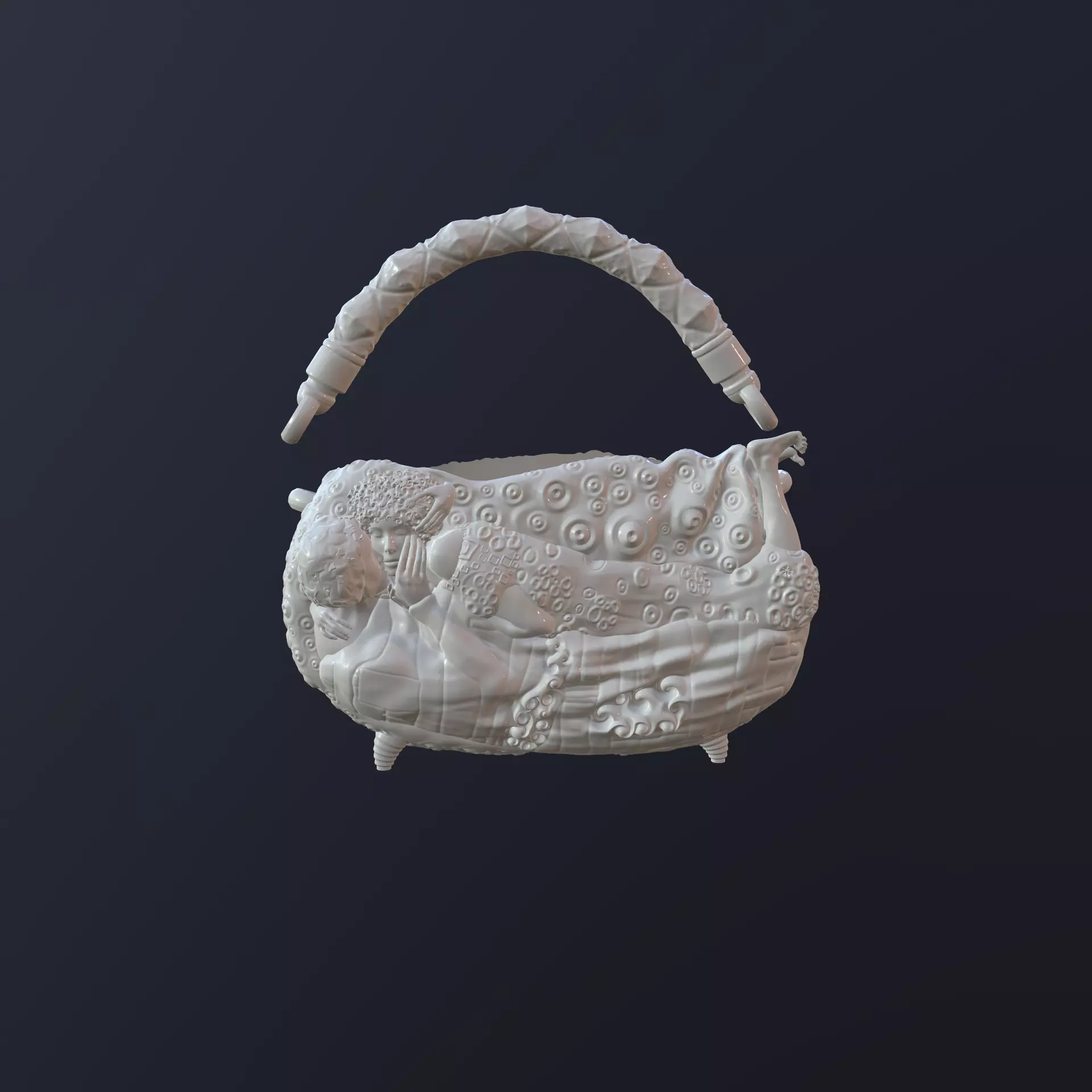Kiss Bag Inspired by Gustav Klimt s The Kiss 3D print model