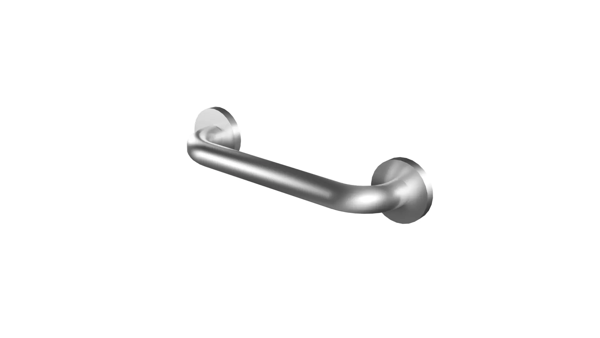 Grab Bar - 30 cm Low-poly 3D model