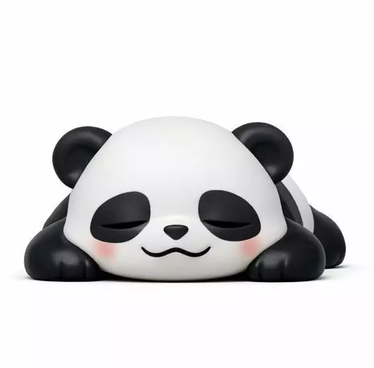 Sleeping panda Free 3D model