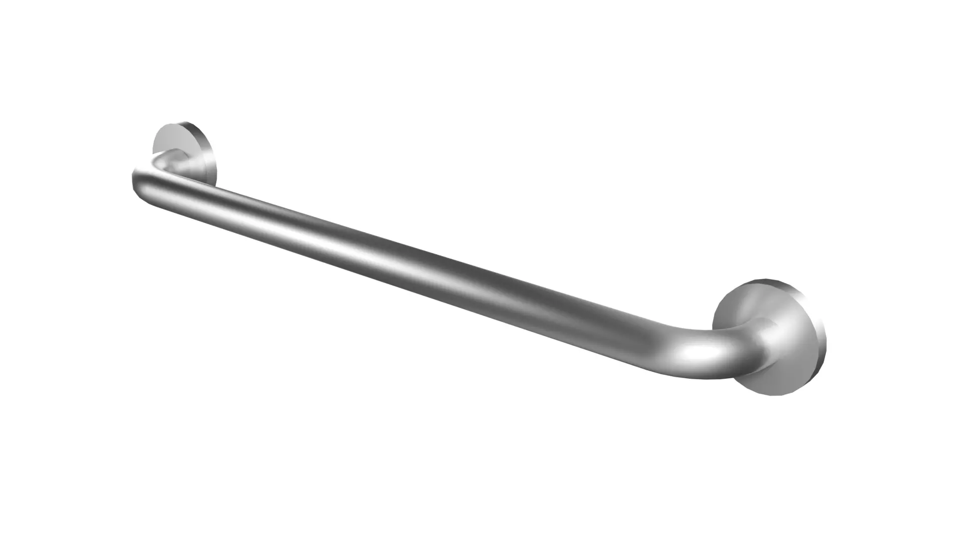 Grab Bar - 60 cm Low-poly 3D model