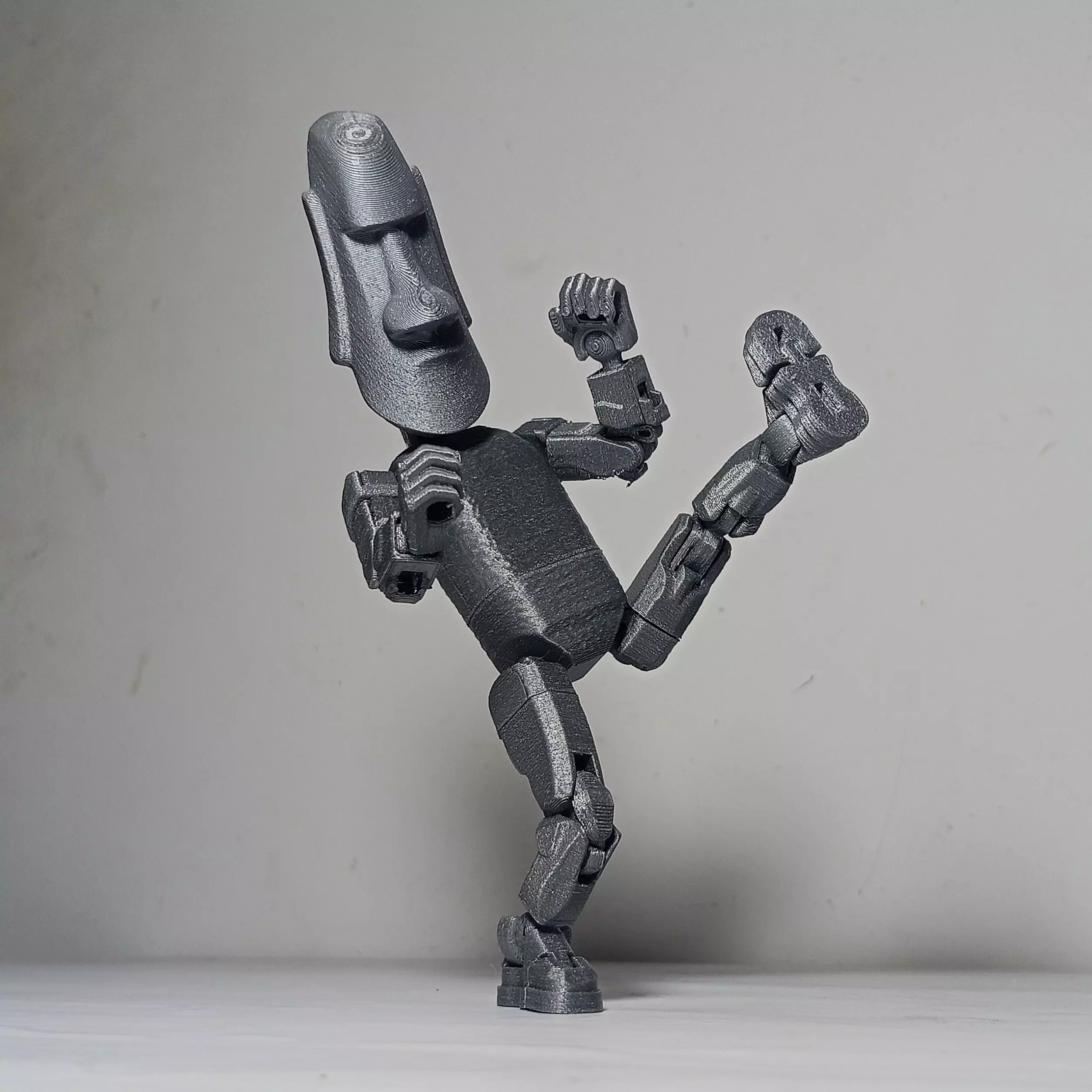 MOAI DUMMY 13 Giant Statue of Easter Island Articulated Toy 3D print model