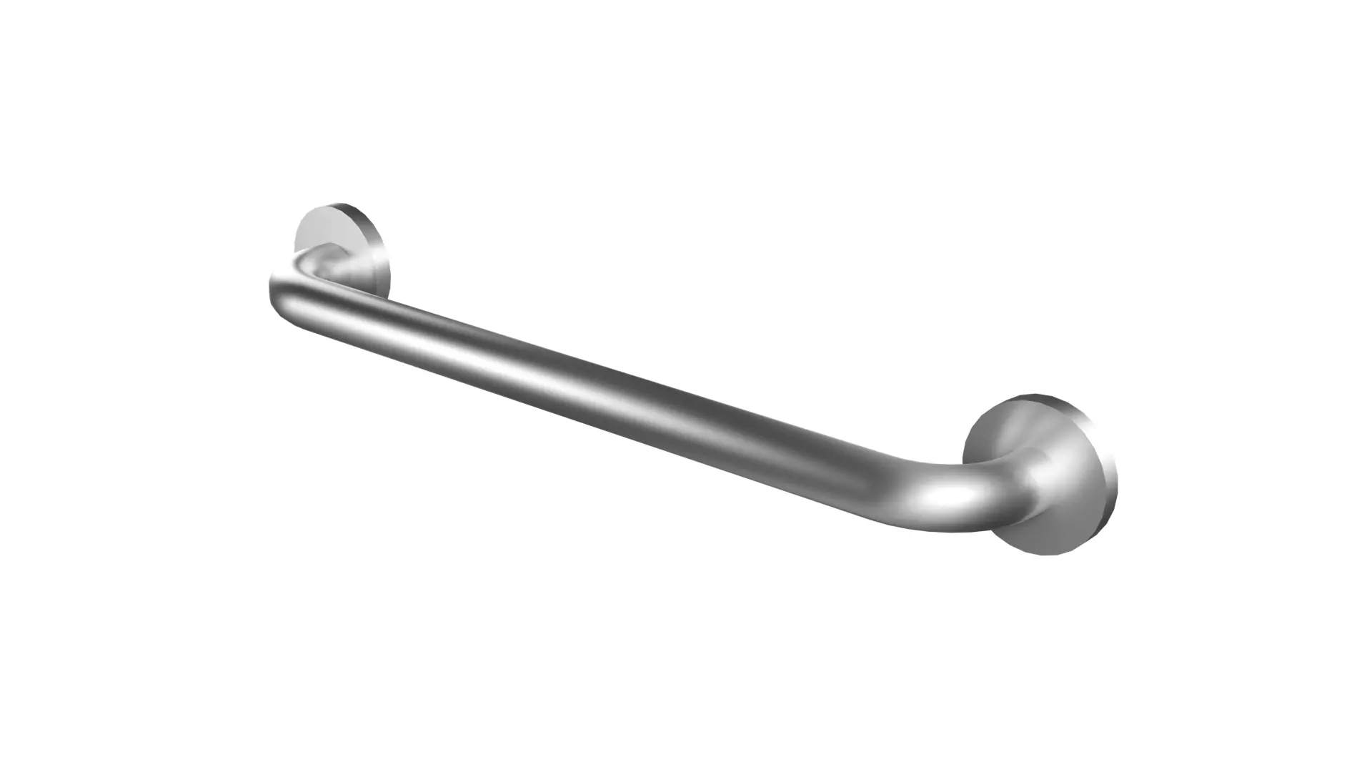 Grab Bar - 50 cm Low-poly 3D model
