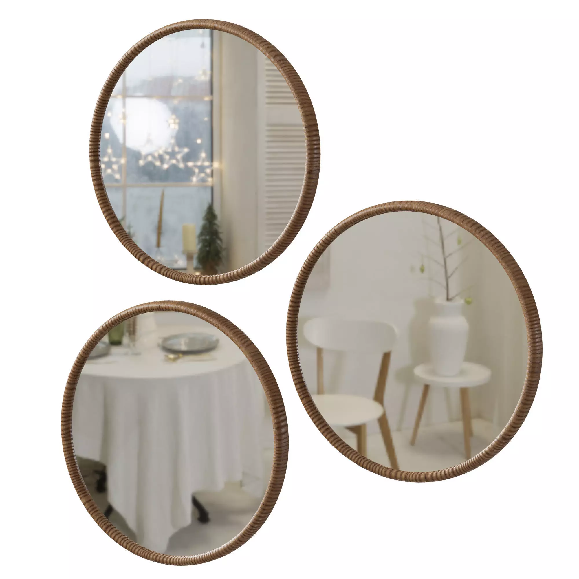 Torvi Mese Mirror by Medusa Home Low-poly 3D model