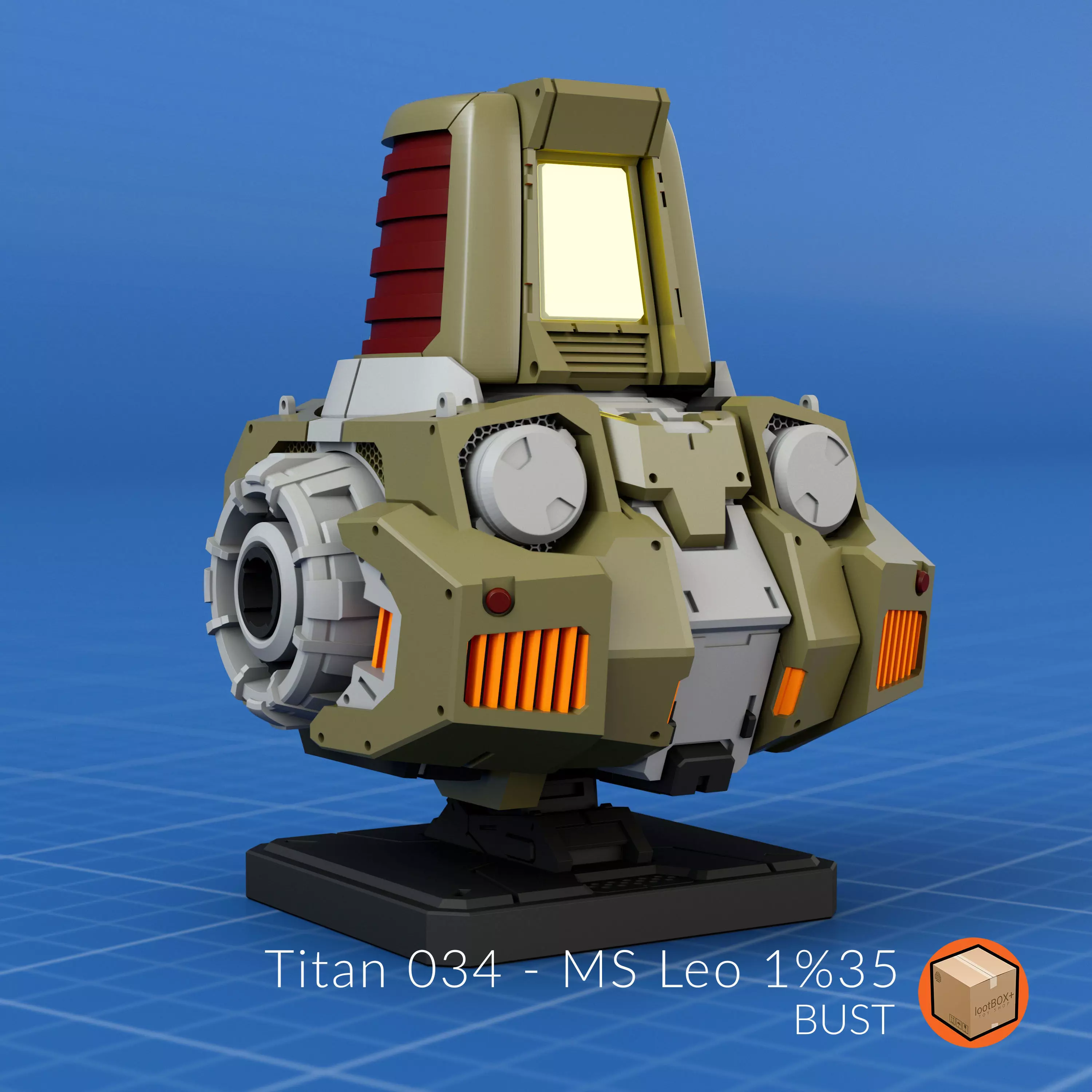 Titan 034 - Aka MS Leo Bust 3D print model