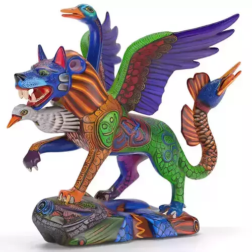 Mythical Chimera Alebrije - Fantasy 3D Model