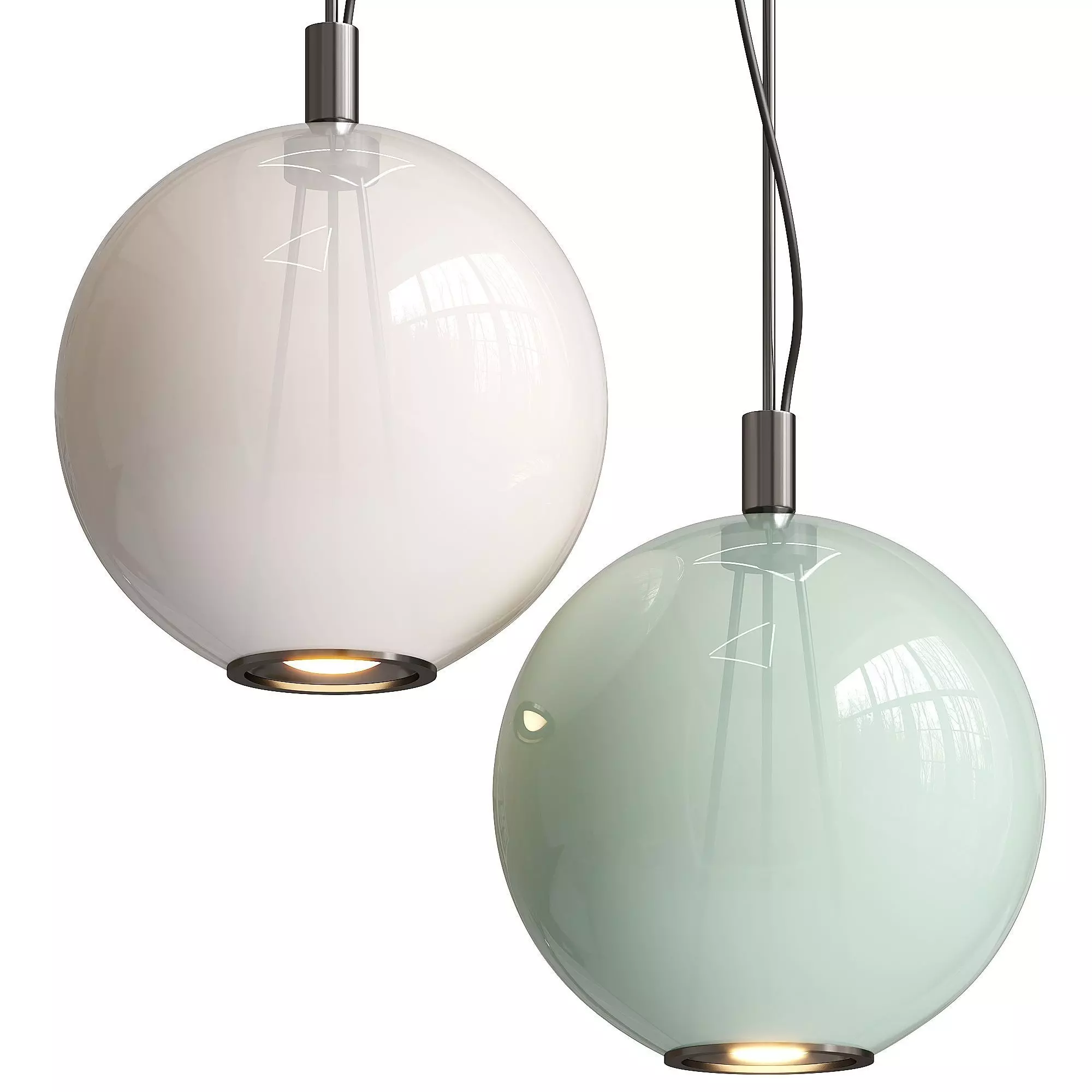 Cattelan Italia Paris Pendant Lamp 3D model