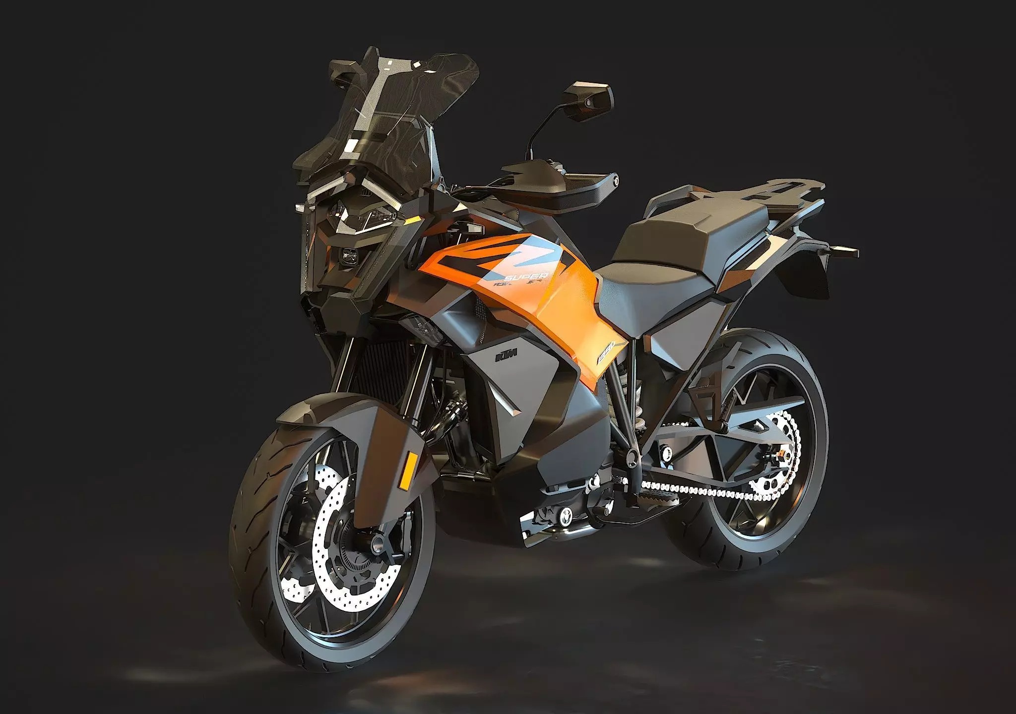 Base model KTM1390 Super Adventure 2026 3D model