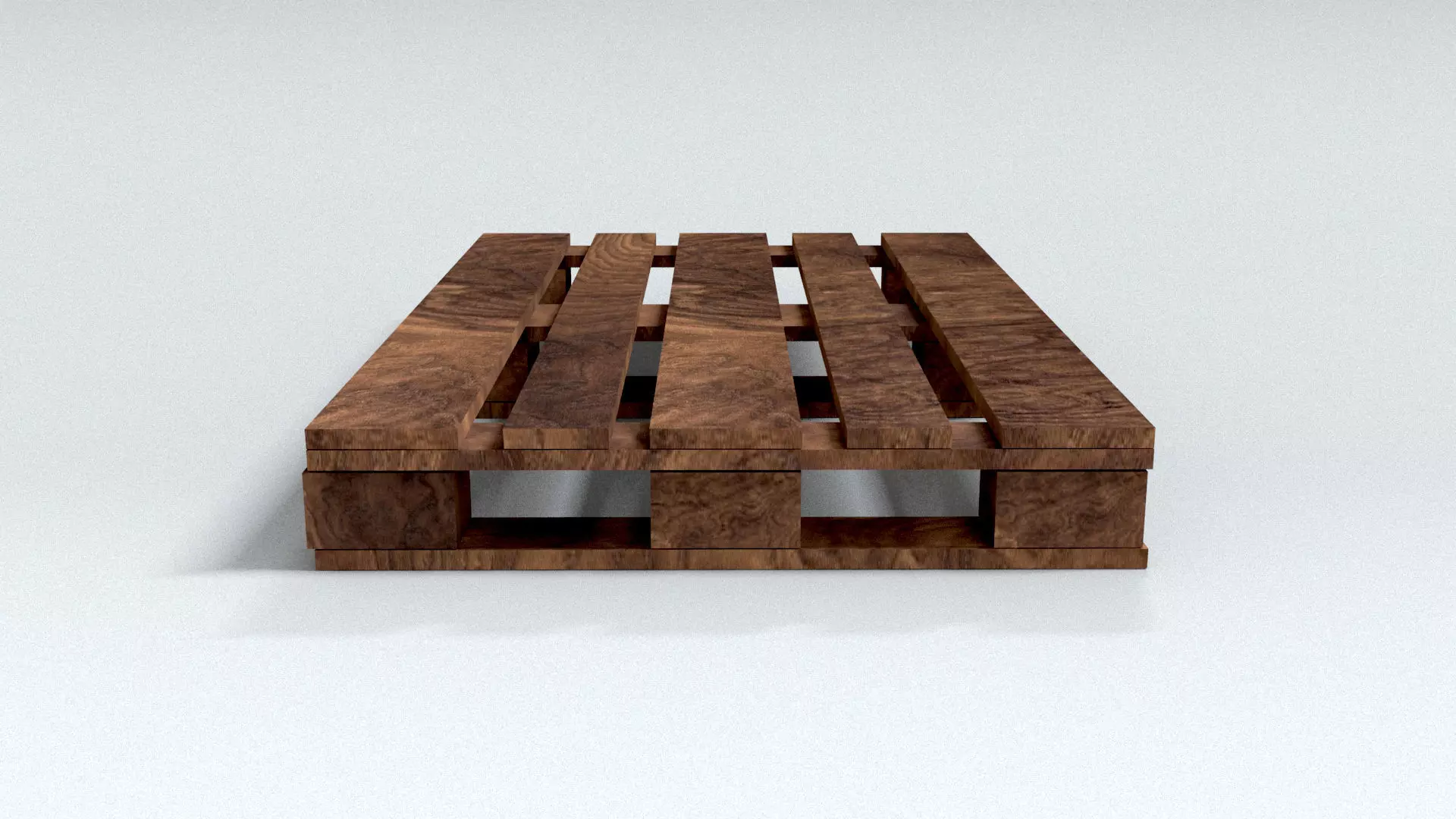 laos Wood Pallet Low-poly 3D model