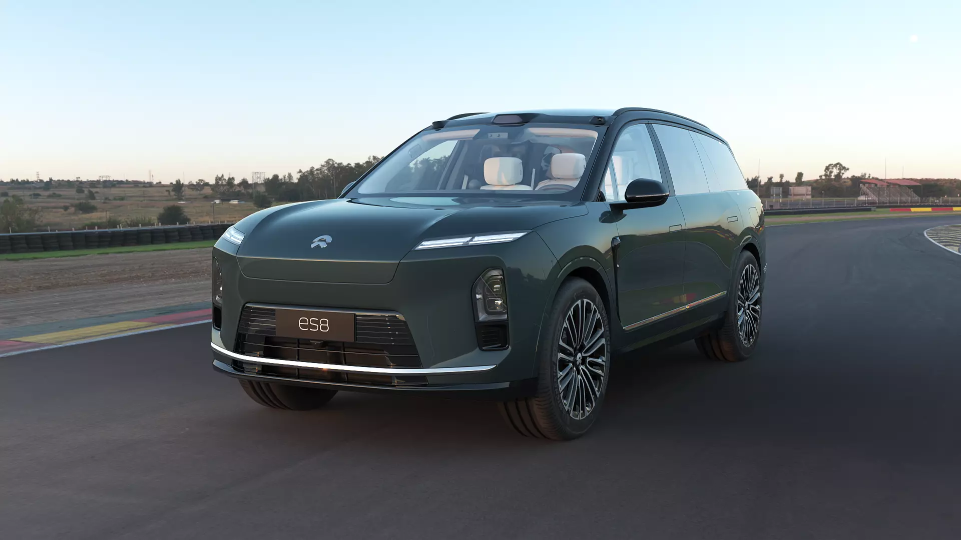 2026 NIO ES8 with interior Low-poly 3D model