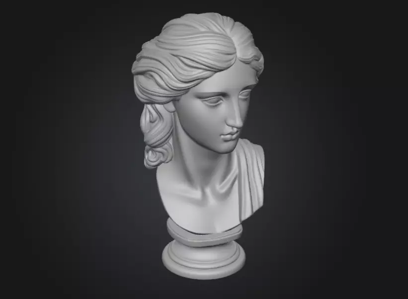 Aphrodite Bust Ancient Greek Statue Classical Greek Style 3D print model