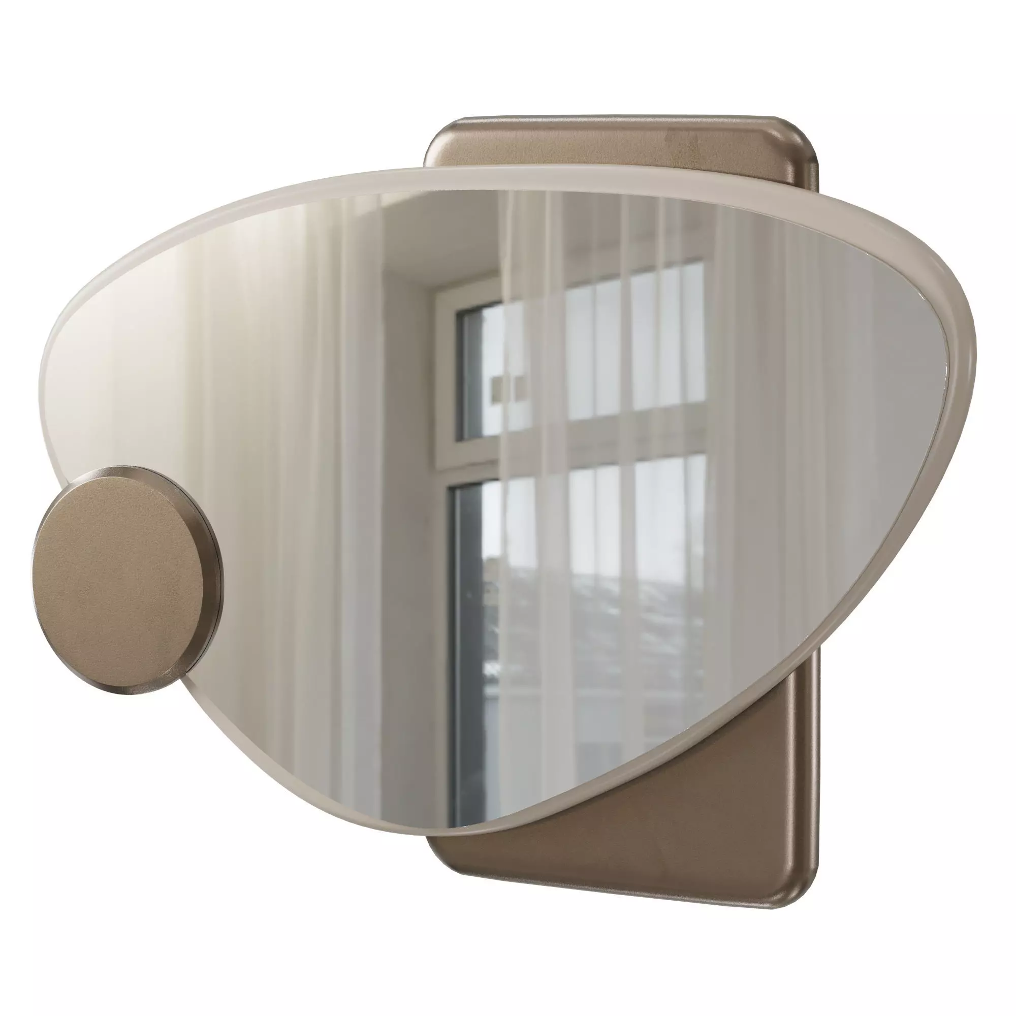 Mokka Mirror by Medusa Home Low-poly 3D model