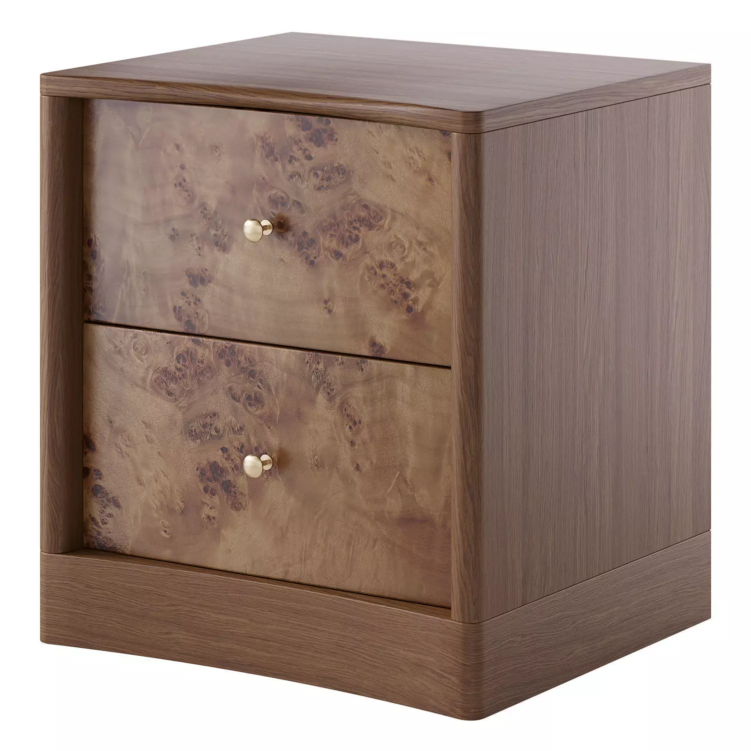 Burl Bedside Table by Marks and Spencer 3D model