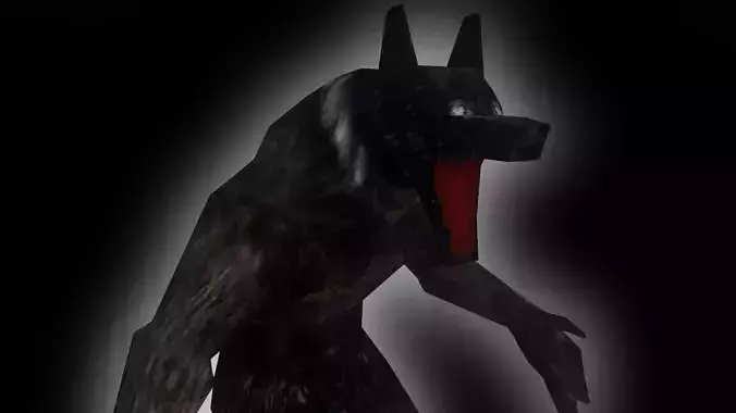 PSX - PS1 - Werewolf - Low Poly Low-poly 3D model