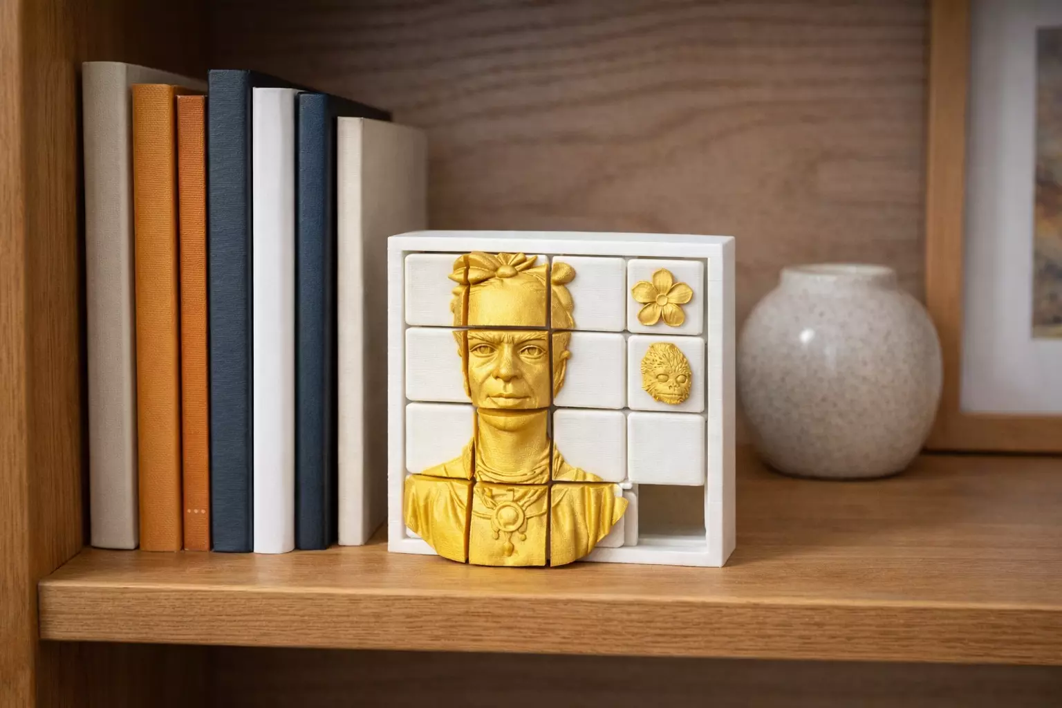 Slider Puzzle inspired by Frida Kahlo 3D print model