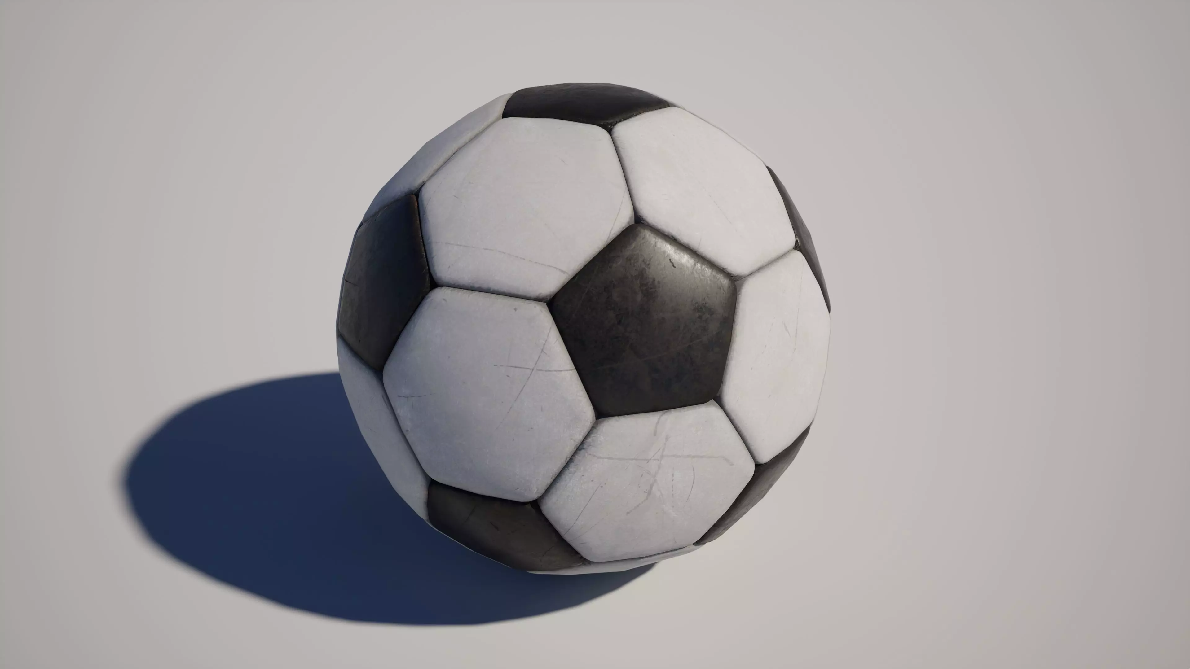 Football Low-poly 3D model