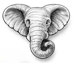 Pendant Elephant Pandant Elephant Head Animal Characte 3D print model