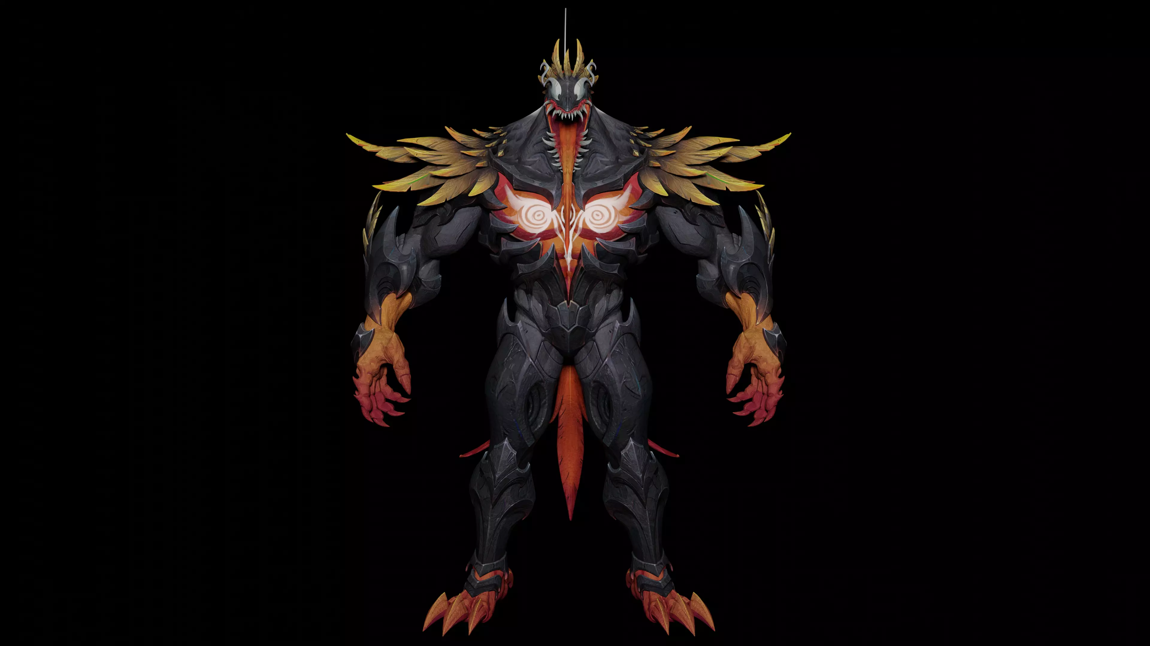 Venom Abyssal Flame 3D Model Low-poly 3D model