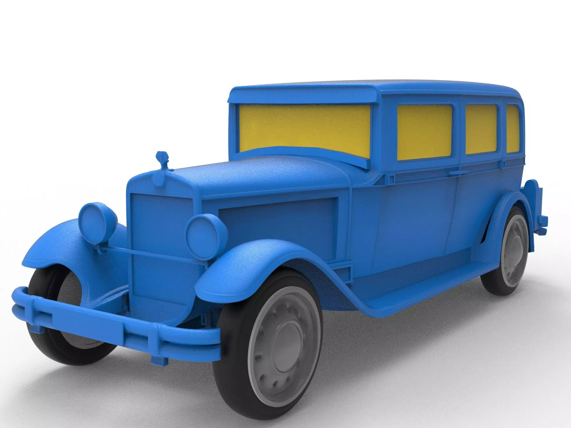 Skoda 645 1930 Classic Car 3D print model
