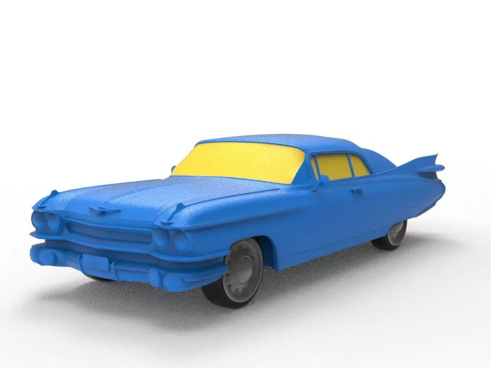 Cadillac Eldorado 1959 Classic Car 3D print model