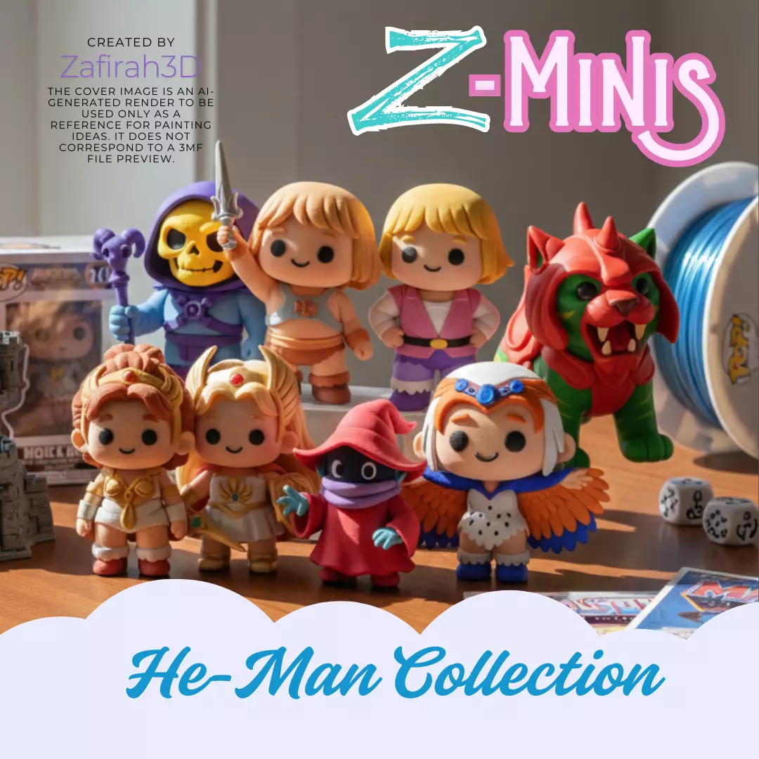 HE-MAN Z-MINI COLLECTION 3D print model