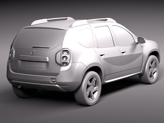 Dacia Duster 2010 3D model_8