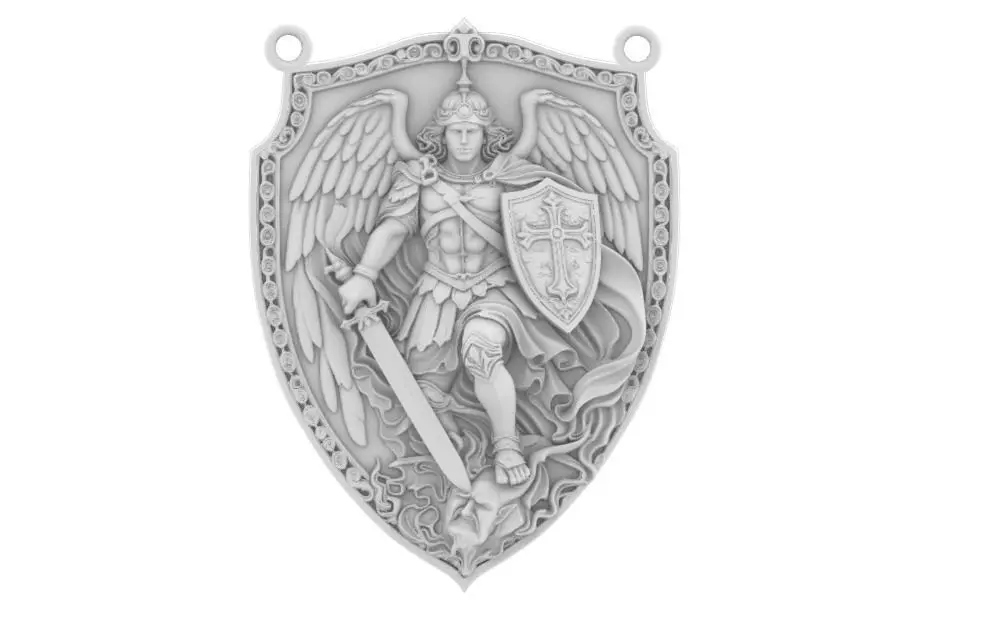 scapular of the archangel Michael 3D print model