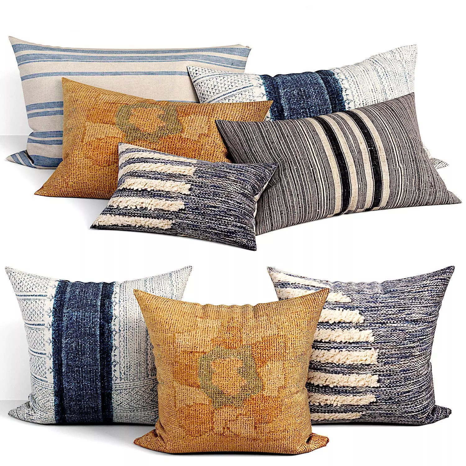 Decorative Pillow set 446 3D model