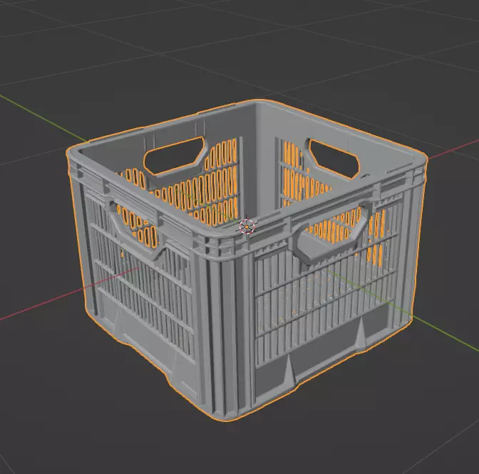 FREE Milk Crate STL Stackable Modular Functional 3D Print Free 3D print model