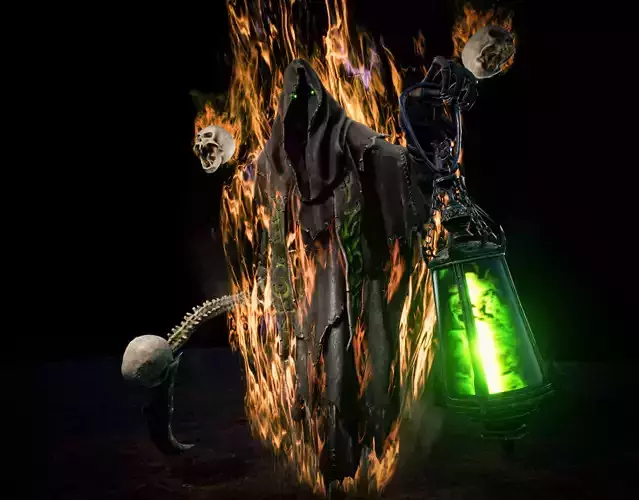 Grim Reaper Low-poly 3D model