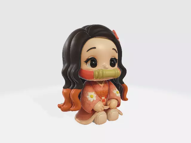 Demon Slayer Nezuko Kamado Mini 3D print model