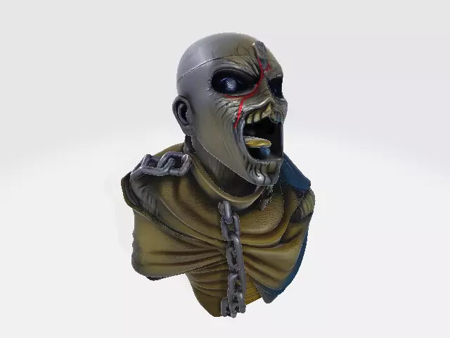 Iron Maiden Eddie Piece of Mind LowPoly 3D print model